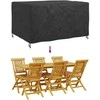 Baldų uždangalas Paprastas Juoda 180 x 120 x 74 cm 210D