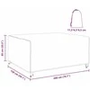 Baldų uždangalas Paprastas Juoda 200 x 150 x 85 cm 210D