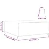 Baldų uždangalas Paprastas Juoda 200 x 190 x 85 cm 210D