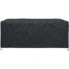 Baldų uždangalas Paprastas Juoda 220 x 190 x 85 cm 210D