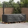 Baldų uždangalas Paprastas Juoda 229 x 113 x 73 cm 210D