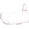 Baldų uždangalas Paprastas Juoda 250 x 210 x 90 cm 210D