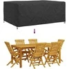 Baldų uždangalas Paprastas Juoda 280 x 204 x 106 cm 210D