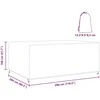 Baldų uždangalas Paprastas Juoda 280 x 204 x 106 cm 210D
