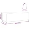 Baldų uždangalas Paprastas Juoda 300 x 110 x 70 cm 420D