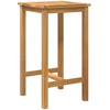 Lauko baro rinkinys 3 vnt. Natūrali 60 x 60 x 105 cm