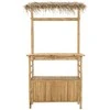 Lauko baro stalas Natūrali 110 x 50 x 209 cm Bambukas