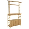 Lauko baro stalas Natūrali 110 x 50 x 210 cm Bambukas