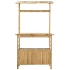 Lauko baro stalas Natūrali 110 x 50 x 210 cm Bambukas