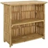 Lauko baro stalas Natūrali 115 x 55 x 105 cm Bambukas