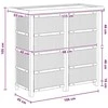 Lauko baro stalas Natūrali 115 x 55 x 105 cm Bambukas