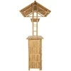 Lauko baro stalas Natūrali 115 x 95 x 214 cm Bambukas