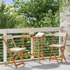 Lauko bistro kėdės 2 pcs Kreminė balta 40 x 53 x 80 cm