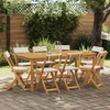 Lauko bistro kėdės 8 pcs Kreminė balta 40 x 53 x 80 cm