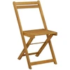 Lauko bistro kėdės 8 pcs Natūrali 40 x 53 x 80 cm