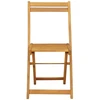 Lauko bistro kėdės 8 pcs Natūrali 40 x 53 x 80 cm