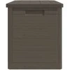 Lauko dėžė pagalvėlėms, ruda, 77,5x44,5x53cm, PP