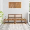 Lauko galinė sofa 2 Vienetas Natūrali 182,5 x 63 x 73 cm