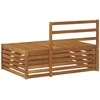 Lauko galinė sofa Natūrali 115 x 83 x 73 cm