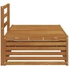 Lauko galinė sofa Natūrali 115 x 83 x 73 cm