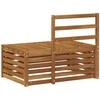 Lauko galinė sofa Natūrali 91 x 63 x 73 cm
