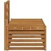 Lauko galinė sofa Natūrali 91 x 63 x 73 cm