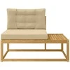 Lauko galinė sofa su pagalve Balta 115 x 83 x 73 cm Poliesteris