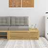 Lauko galinė sofa su pagalve Balta 115 x 83 x 73 cm