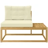 Lauko galinė sofa su pagalve Balta 115 x 83 x 73 cm Poliesteris