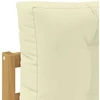 Lauko galinė sofa su pagalve Balta 115 x 83 x 73 cm Poliesteris