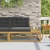 Lauko galinė sofa su pagalve Balta 115 x 83 x 73 cm Poliesteris
