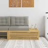 Lauko galinė sofa su pagalve Balta 115 x 83 x 73 cm