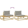 Lauko galinė sofa su pagalve Balta 115 x 83 x 73 cm Poliesteris