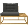 Lauko galinė sofa su pagalve Balta 115 x 83 x 73 cm Poliesteris