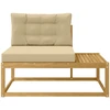 Lauko galinė sofa su pagalve Balta 115 x 83 x 73 cm Poliesteris