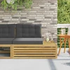 Lauko galinė sofa su pagalve Balta 115 x 83 x 73 cm