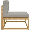 Lauko galinė sofa su pagalve Balta 115 x 83 x 73 cm Poliesteris