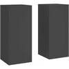 Augalų stovas 2 pcs Juoda 24 x 24 x 55 cm Plienas