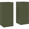 Augalų stovas 2 pcs Alyvuogių žalia 24 x 24 x 55 cm Plienas
