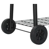 Lauko grilis 103 x 60 x 113 cm Plienas Juoda