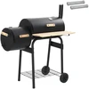 Lauko grilis 104 x 58 x 114 cm Plienas Juoda