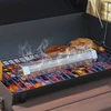 Lauko grilis Ø 40 x 80 cm Plienas Juoda