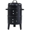 Lauko grilis Ø 40 x 80 cm Plienas Juoda