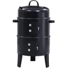 Lauko grilis Ø 40 x 80 cm Plienas Juoda