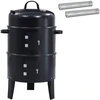 Lauko grilis Ø 40 x 80 cm Plienas Juoda
