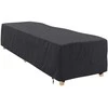 Lauko gultų užvalkalas Paprastas Juoda 74 x 210 x 40 cm audinys