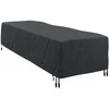 Lauko gultų užvalkalas Paprastas Juoda 74 x 210 x 40 cm audinys