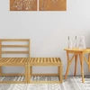 Lauko Hocker Kietos akacijos mediena Balta 59 x 59 x 37 cm