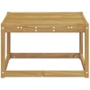 Lauko Hocker Kietos akacijos mediena Balta 59 x 59 x 37 cm