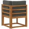 Lauko kampinė sofa Kietos akacijos mediena